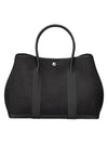 Garden Party 36 Tote Bag Black - HERMES - BALAAN 1