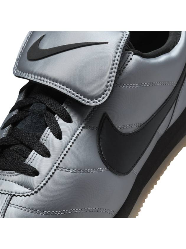 Cortez Leather SE Metallic Cool Gray Black HQ3490 099 - NIKE - BALAAN 7