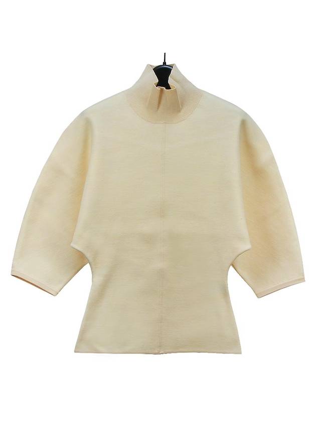 Wool Knit Top Off-White - ACNE STUDIOS - BALAAN 1