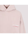 Embroidered Logo Cotton Hoodie Light Pink - BALENCIAGA - BALAAN 4