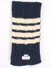 Diagonal armband wool muffler OS - THOM BROWNE - BALAAN 3