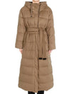 Camel David Reversible Wool Hooded Goose Down Jacket 001 - MAX MARA - BALAAN 1