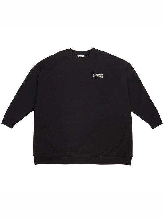 Women s Oversized Isoli Sweatshirt Black - GANNI - BALAAN 2