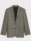 Prince Of Wales Wool Jacket - CELINE - BALAAN 2