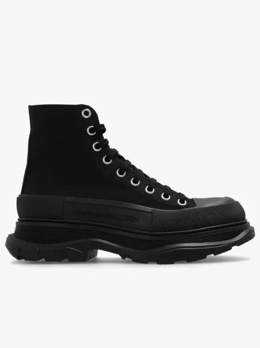 Tread Slick High Top Sneakers Black - ALEXANDER MCQUEEN - BALAAN 2