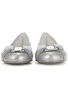 Vara Bow Jelly Ballet Flat Silver - SALVATORE FERRAGAMO - BALAAN 5