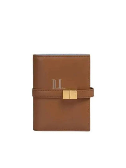 Strap Leather Half Wallet Brown - MARNI - BALAAN 2