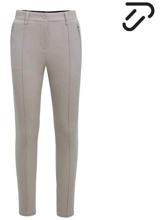 Brushed Slim Fit Pants IPL3WPT691 IV - IJP DESIGN - BALAAN 1