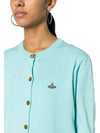 Bea Knit Cardigan Aqua - VIVIENNE WESTWOOD - BALAAN 3