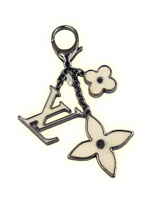 LV Logo Fleur Keyring Key Unisex - LOUIS VUITTON - BALAAN 2