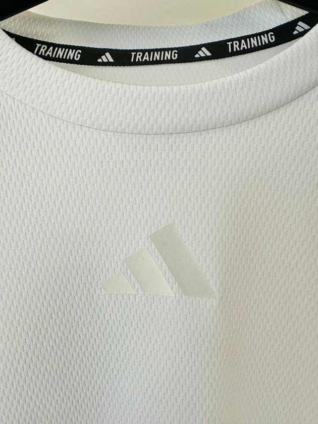 Workout Base Logo Short Sleeve T-Shirt White - ADIDAS - BALAAN 5