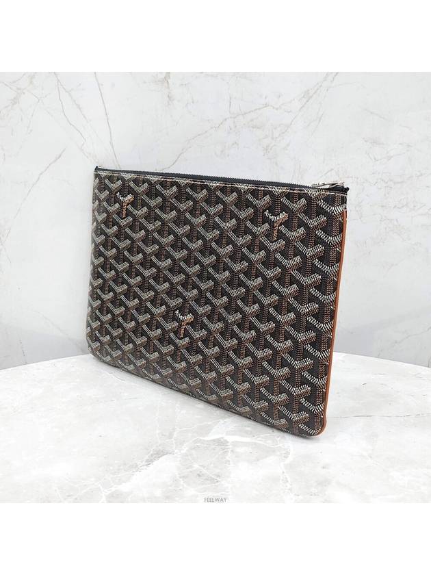 Lux You Senna Clutch Bag MM Black Tan - GOYARD - BALAAN 2