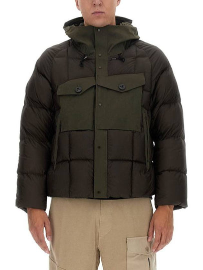 Tanker Combo Down Jacket Green - TEN C - BALAAN 2