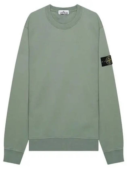 Wappen Patch Crew Neck Sweatshirt Light Green - STONE ISLAND - BALAAN 2