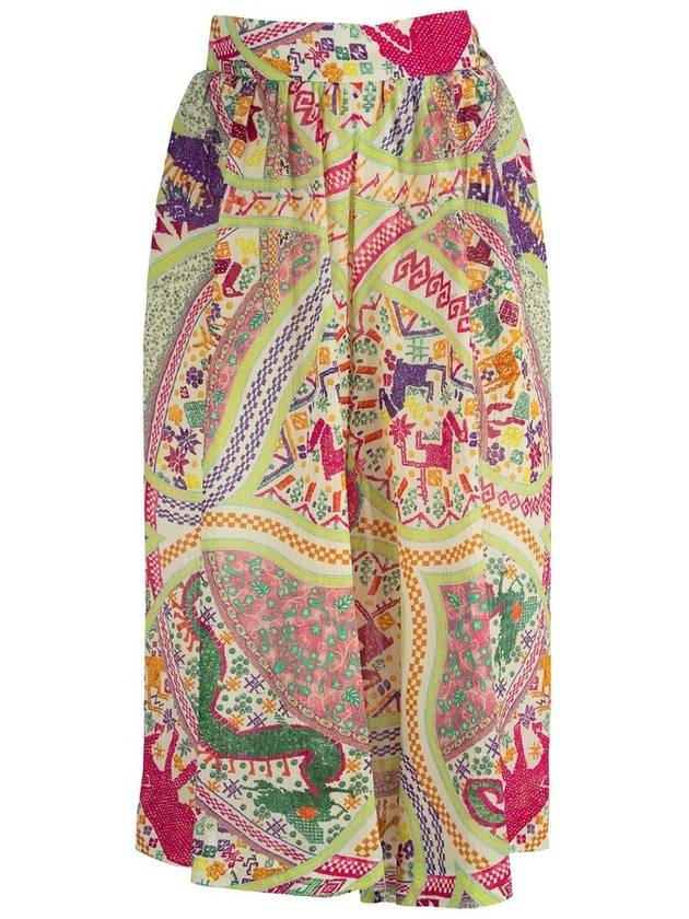 Women's Geometric Print Long H-Line Skirt - ETRO - BALAAN 2