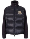 Big Logo Patch Mix Knit Padded Jacket Navy 8G000 14 89A2Y 778 - MONCLER - BALAAN 1