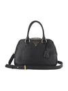 Vitello Phoenix Tote Bag Black - PRADA - BALAAN 1