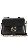 GG Interlocking Chain Small Top Handle Shoulder Bag Black - GUCCI - BALAAN 2