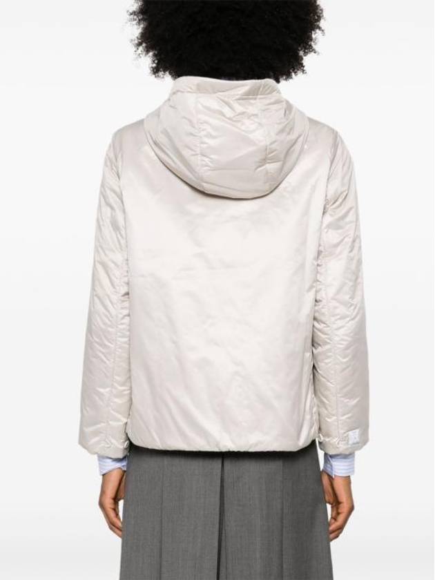 Greenh Water Repellent Hooded Padding White - MAX MARA - BALAAN 5