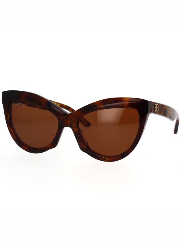 Eyewear Havana Cat Eye Sunglasses Brown - BALENCIAGA - BALAAN 3