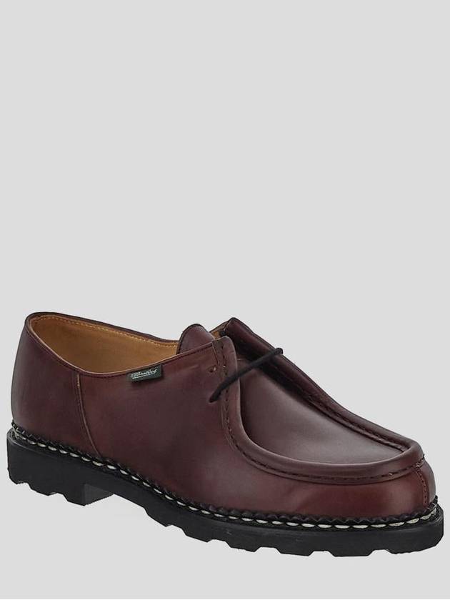 Marche Leather Loafers Burgundy - PARABOOT - BALAAN 3