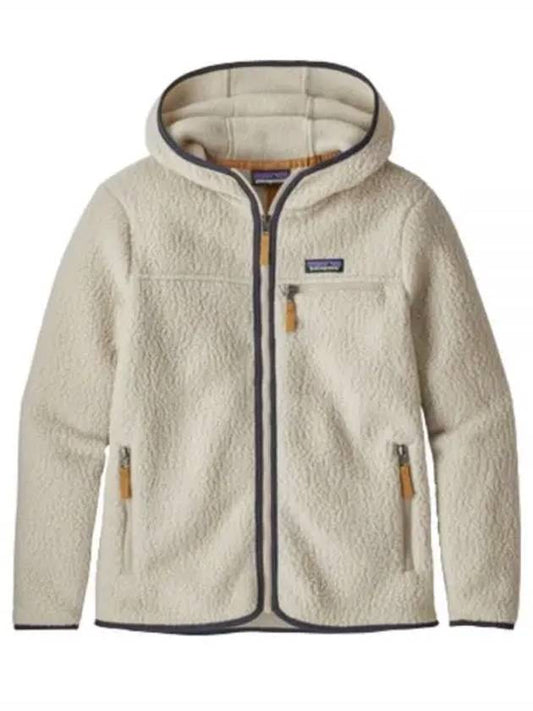 Retro Pile Hooded Jacket Ivory - PATAGONIA - BALAAN 2