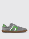 Pelotas Soller Nubuck Leather Low Top Sneakers Grey - CAMPER - BALAAN 1