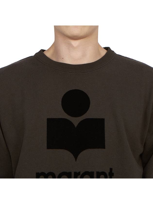 Mikoy Logo Cotton Sweatshirt Fade Black - ISABEL MARANT - BALAAN 7