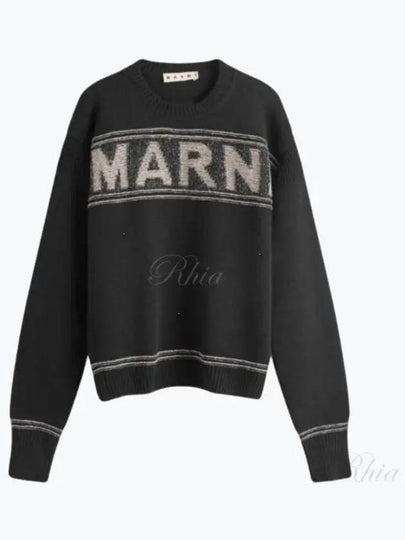 Fisherman Logo Knit Top Black - MARNI - BALAAN 2