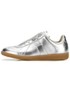 Metallic Low Top Sneakers Silver - MAISON MARGIELA - BALAAN 4