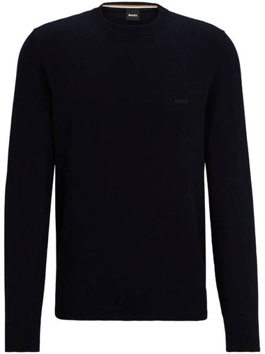 logo embroidery sweater 50506023 - HUGO BOSS - BALAAN 1