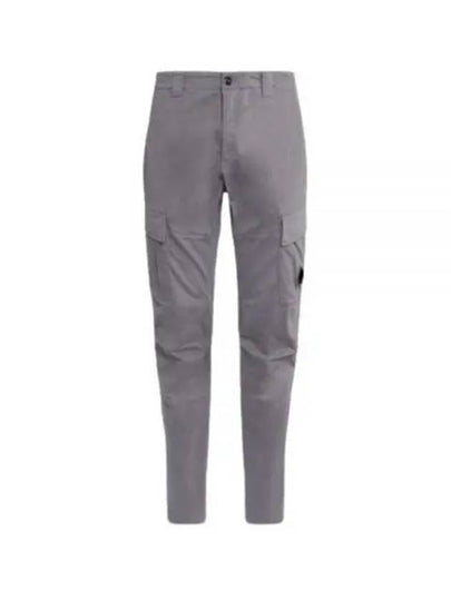 Stretch Satin Cargo Straight Pants Grey - CP COMPANY - BALAAN 2