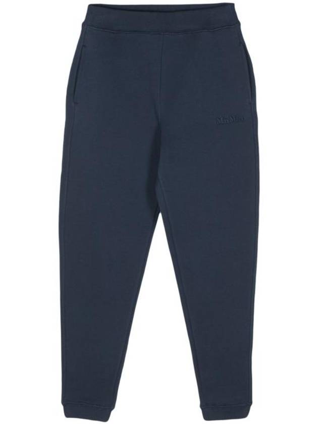 Tamaro Cotton Track Pants Navy - S MAX MARA - BALAAN 1