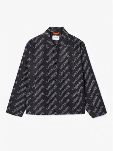 Men s Monogram Lettering Graphic Blouson BH3473 53N 031 Domestic Product GQ2N23101036866 - LACOSTE - BALAAN 1