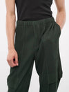 Pleated Cargo Track Pants Green - ISSEY MIYAKE - BALAAN 4