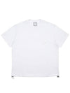 Cotton String Round Short Sleeve T-Shirt White - WOOYOUNGMI - BALAAN 2