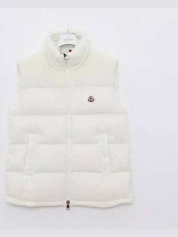 Lempa patch logo high neck padded vest women s jacket 1A00046 5972C 034 1044013 - MONCLER - BALAAN 1