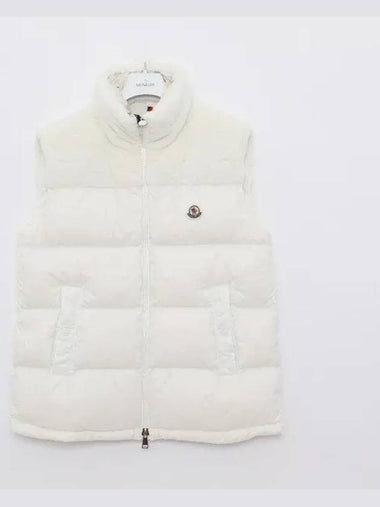 Lempa patch logo high neck padded vest women s jacket 1A00046 5972C 034 271258 1044013 - MONCLER - BALAAN 1