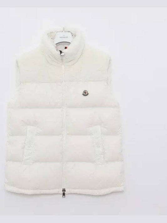 Lempa patch logo high neck padded vest women s jacket 1A00046 5972C 034 1044013 - MONCLER - BALAAN 1