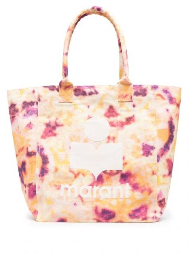 Yenky Logo Print Cotton Tote Bag Yellow - ISABEL MARANT - BALAAN 1