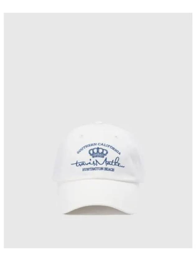 TRAVISMATHEW Unisex Denim Ball Cap Ivory - TRAVIS SCOTT - BALAAN 1