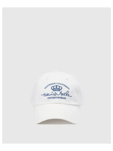 TRAVISMATHEW Unisex Denim Ball Cap Ivory - TRAVIS SCOTT - BALAAN 1