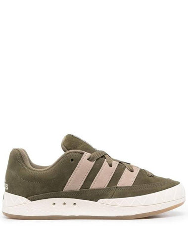 Adimatic Suede Low Top Sneakers Olive Strata - ADIDAS - BALAAN 1