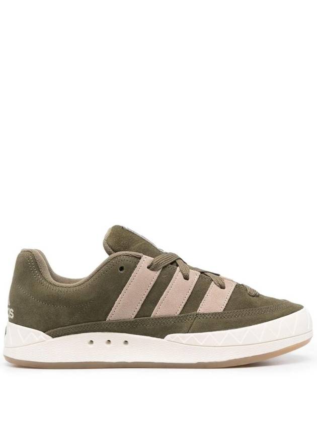 Adimatic Suede Low Top Sneakers Olive Strata - ADIDAS - BALAAN 1