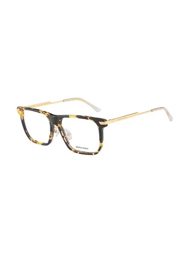 Eyewear Square Acetate Eyeglasses Havana - BOTTEGA VENETA - BALAAN 4