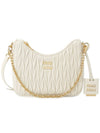 Wonder Matelasse Nappa Leather Shoulder Bag White - MIU MIU - BALAAN 2