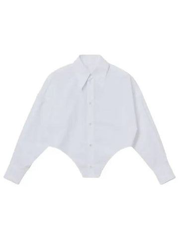 MM6 long sleeve shirt white t - MAISON MARGIELA - BALAAN 1