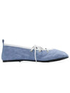 Women s PINA Cotton Canvas Ballerina Shoes Sky Blue SH0003 BL - PALOMA WOOL - BALAAN 3