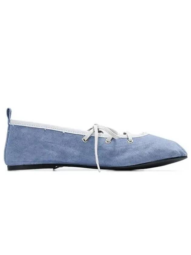 Women s PINA Cotton Canvas Ballerina Shoes Sky Blue SH0003 BL - PALOMA WOOL - BALAAN 3