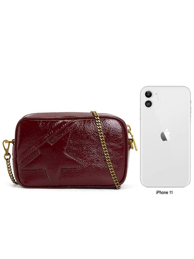 Mini Star Shoulder Bag Burgundy - GOLDEN GOOSE - BALAAN 10